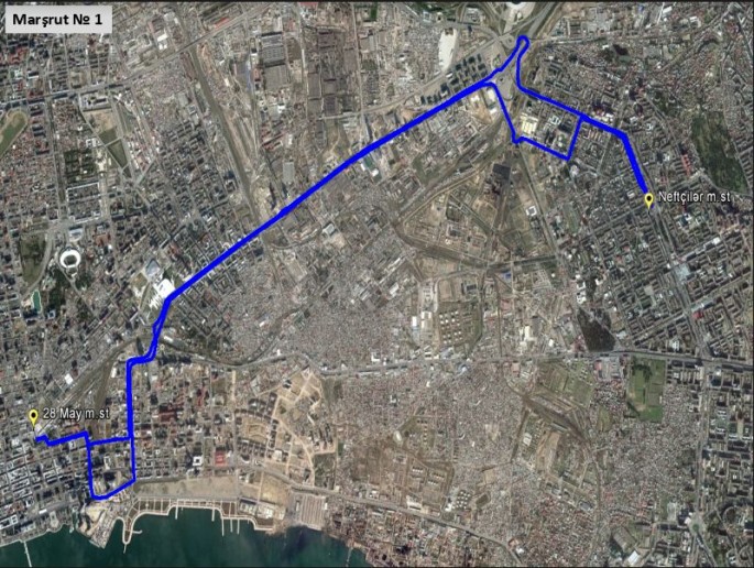 Bəzi marşrut xətlərinin hərəkətləri dəyişdirildi - XƏRİTƏ