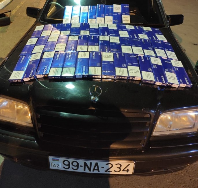 Siqaretləri gizlədərək keçirməyə cəhd etdi