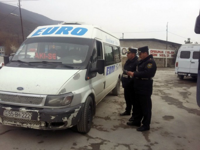 Yol polisi rayonlarda reydlər keçirir - FOTO