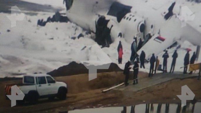 Rusiyada “Mİ-26” sərt qəza enişi edib - VİDEO