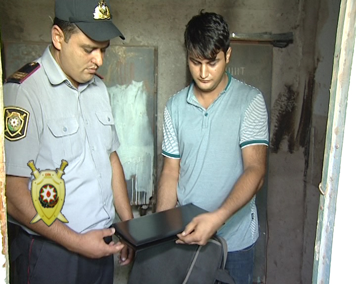 Məktəbdən oğurluq edən şəxs saxlanılıb - FOTO