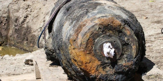 Köln şəhərində 500 kq ağırlığında bomba tapılıb