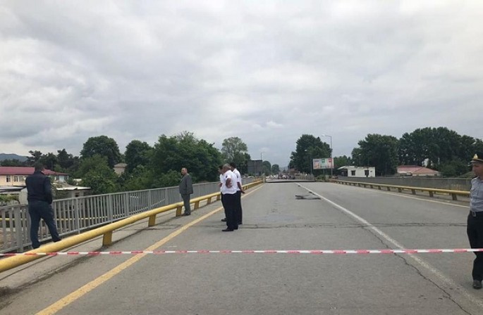 Göyçayda körpünün uçmasına RƏSMİ münasibət - FOTO