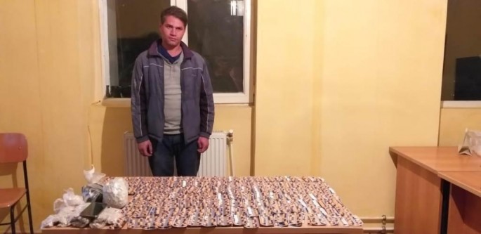 Sərhəddə narkotik əməliyyatı: 4 nəfər saxlanıldı - FOTO