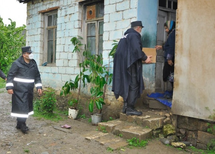 Ağdam polisi “Evdə qal” aksiyasına qoşulub - FOTO