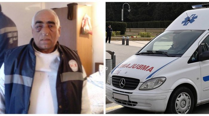 “Təcili yardım”ın sürücüsü döyüldü – FOTO