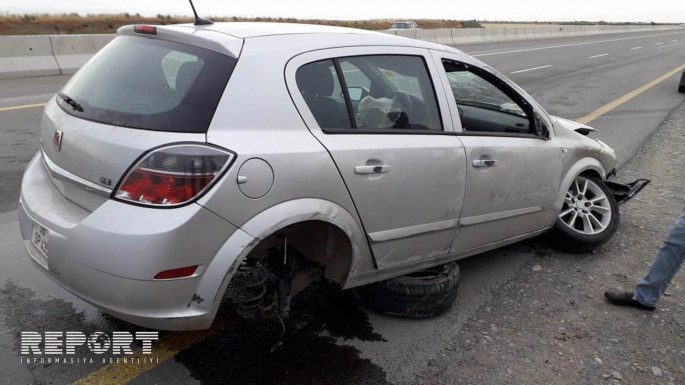 Ucarda yol qəzası: xəsarət alanlar var - FOTO