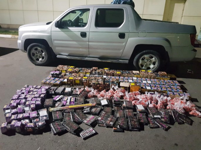 "Honda”dan qanunsuz pirotexniki vasitələr aşkarlanıb - FOTO