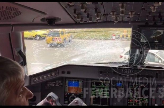 "Fənərbağça"nın təyyarəsində təhlükə - VİDEO