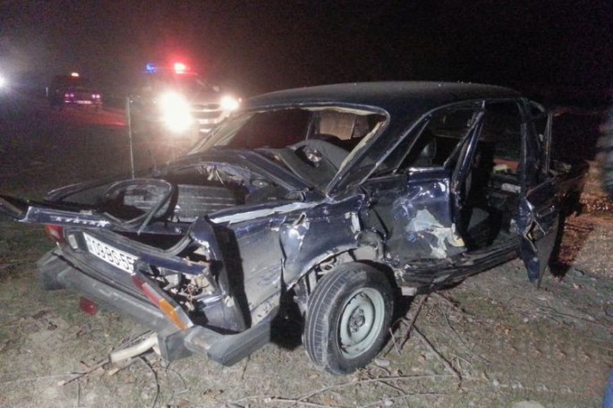 Göyçayda iki avtomobil toqquşdu: xəsarət alanlar var - FOTO