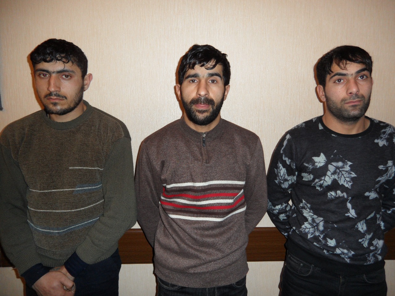 13 mağazanı talamış 3 nəfər ələ keçdi - FOTO