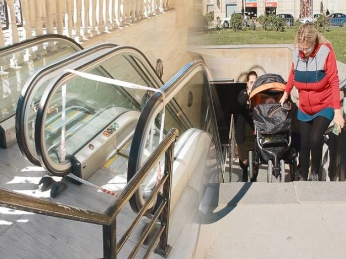 Yeraltı keçidlərdə eskalatorlar niyə işləmir? – VİDEO