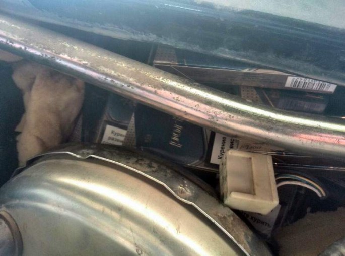 Avtomobildən 13 min ədəd siqaret aşkarlandı - FOTO