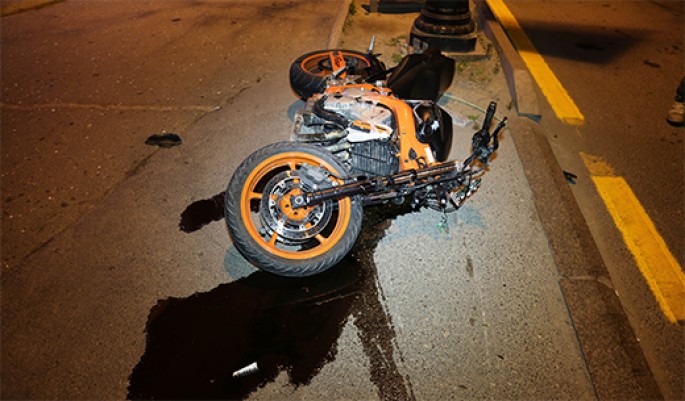 Motosiklet aşdı: 2 nəfər xəsarət alıb - İmişlidə