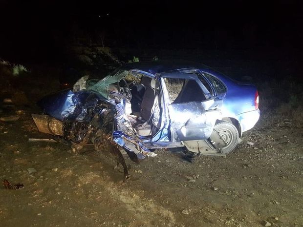 Bakı-Quba yolunda dəhşətli qəza: 4 ölü, 2 yaralı - FOTO