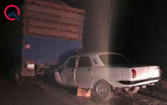 Kürdəmirdə yol qəzası - Ölənlər var - FOTO