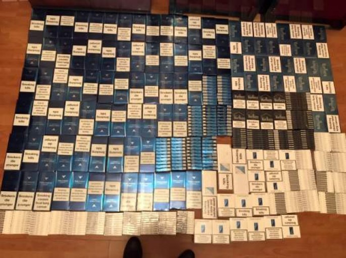 Avtobusdan aksiz markası olmayan 30 mindən çox siqaret aşkarlanıb