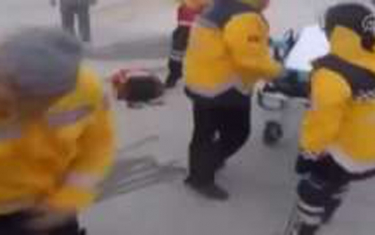 Qarnından yaralanan azərbaycanlı kapitan belə xilas olundu - VİDEO