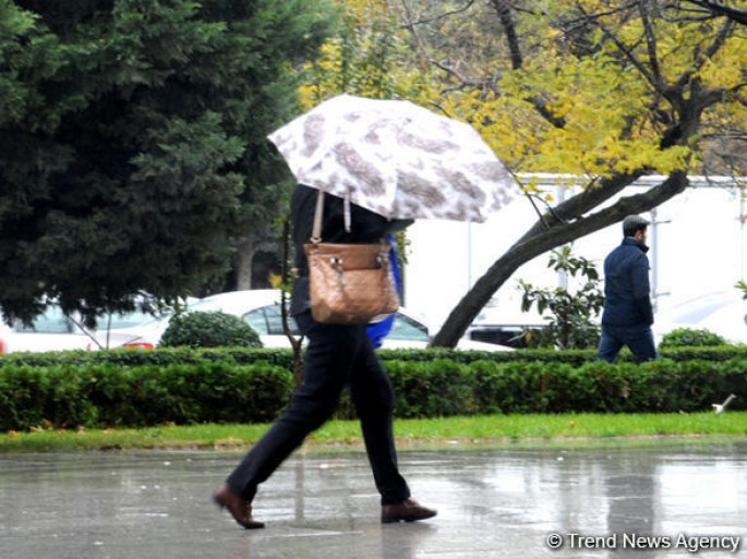 Bu günün havası - Çətir götürməyi unutmayın   