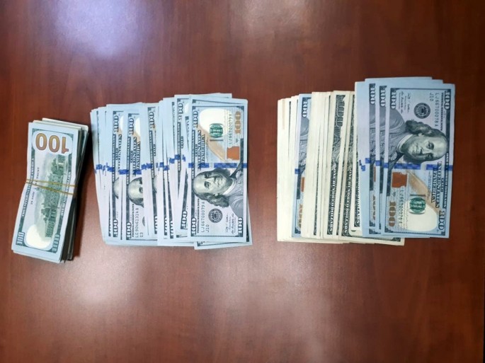 Ölkədən külli miqdarda xarici valyuta çıxararan şəxs saxlanılıb - FOTO