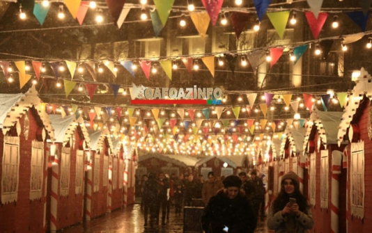 Bakı bir qarlı axşamda ... - Fotosessiya