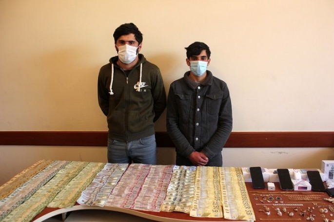 Qubada oğurluq edən şəxslər saxlanılıblar - FOTO