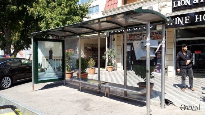 Bakıda 100 məntəqədə yeni dayanacaq pavilyonları quruldu- FOTO