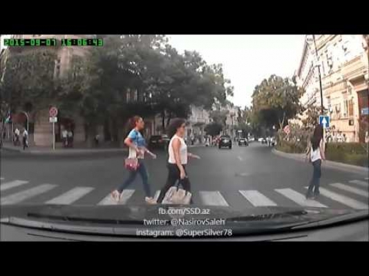 «Prado» sürürsənsə piyadanı əzməlisən? – Bakıda biabırçılıq - VİDEO