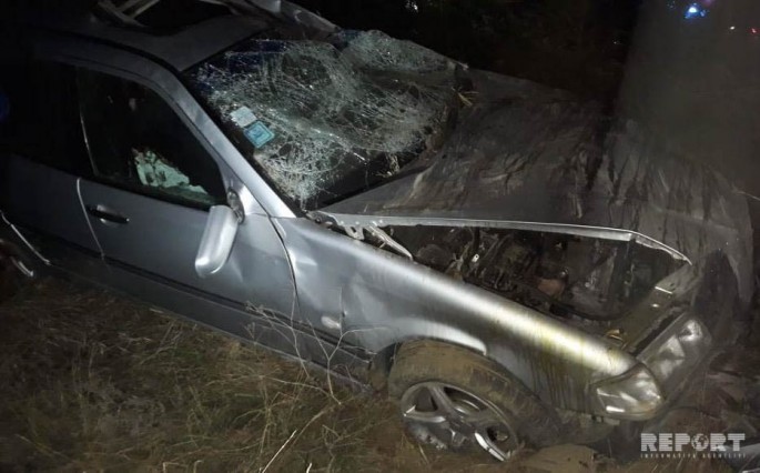 Tovuzda yol qəzası baş verib, xəsarət alanlar var - FOTO
