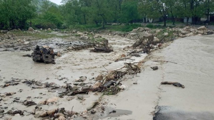 Qubada 2 körpünü sel apardı - FOTO