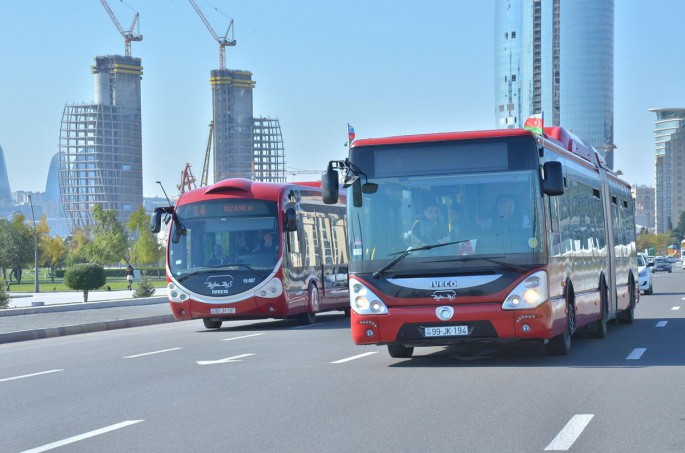 BNA:  Bakıda ictimai nəqliyyatdan istifadə edənlərin sayında artım müşahidə olunur