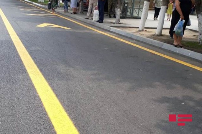 Sumqayıtda avtobuslar üçün xüsusi zolaqlar yaradılır - FOTO