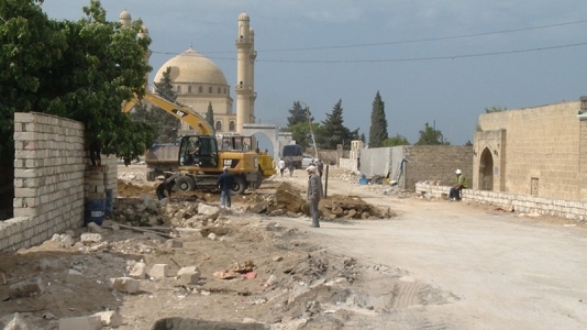 Nardaranın daha bir küçəsi yenidən qurulur – FOTO