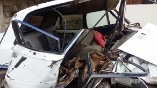 Astarada baş verən ağır qəzanın görüntüləri yayıldı - Ölən var - FOTO