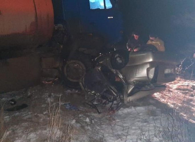 Rusiyada “Hyundai” “Kamaz”la toqquşdu: 5 nəfər öldü - FOTO