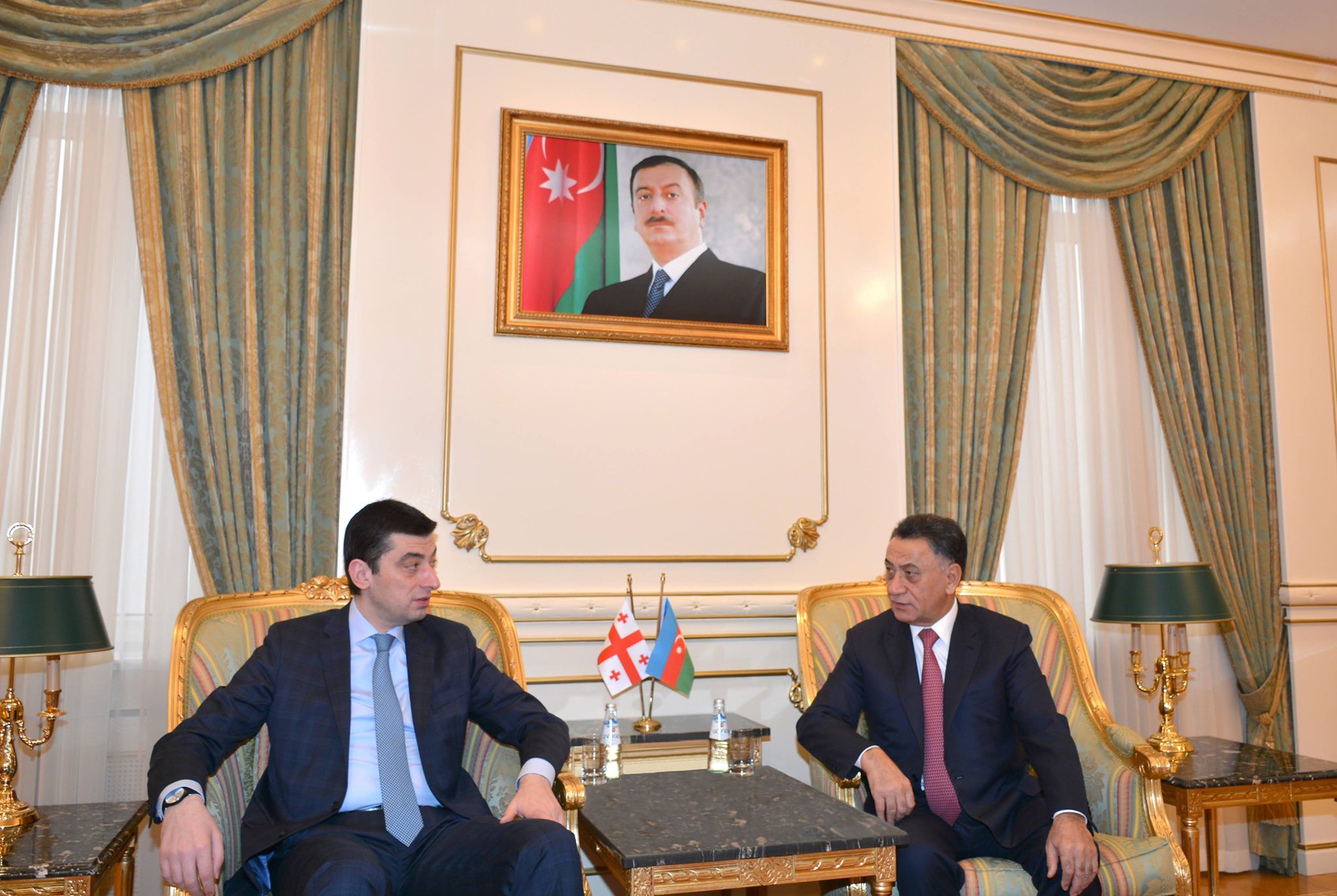 Azərbaycan və Gürcüstanın daxili işlər nazirləri görüşdü - FOTO
