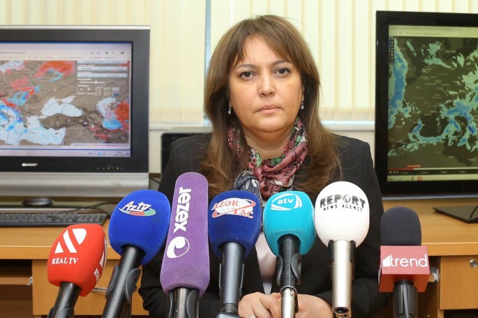 Umayra Tağıyeva: "Ölkə ərazisində külək səngiyib"