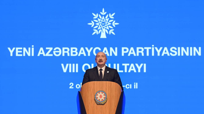 Prezident YAP-ın VIII Qurultayı ilə bağlı paylaşım edib – VİDEO 