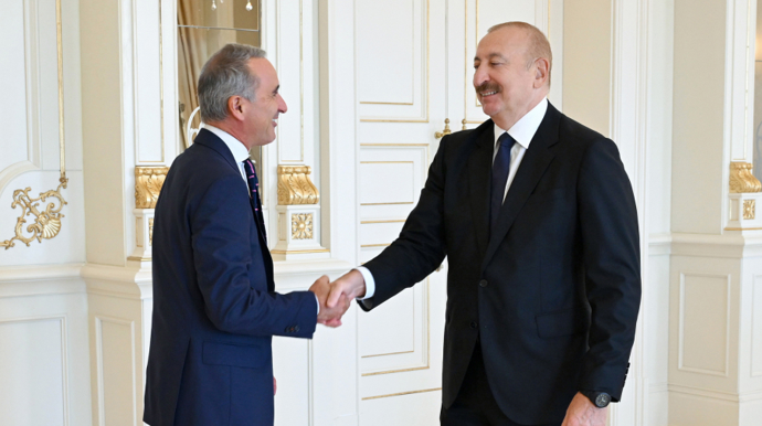 Prezident qəbul keçirdi - FOTOLAR 