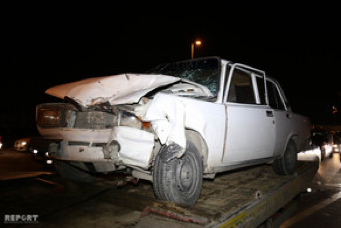 Bakıda tanınmış aktyor yol qəzası zamanı xəsarət alıb - FOTO
