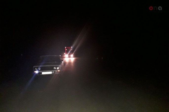 Goranboyda avtomobil aşıb, xəsarət alan var