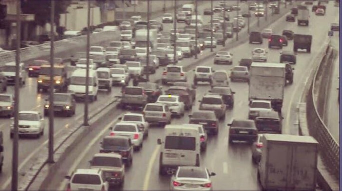 Ziya Bünyadov prospektində qəza - FOTO