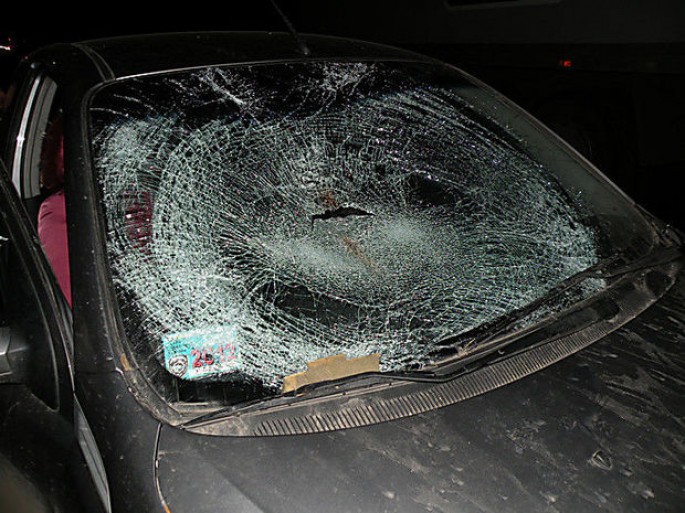 Balaxanıda maşın piyadanı vurdu - FOTO