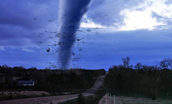 Güclü tornado nəticəsində 2 uşaq ölüb