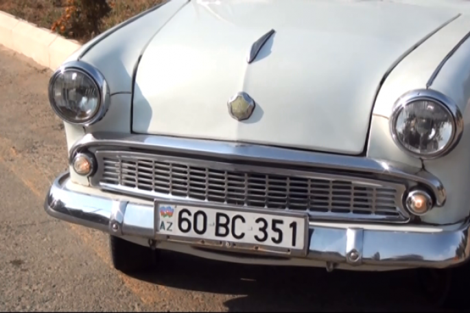 Tovuz küçələrində 58 illik avtomobil şütüyür - VİDEO