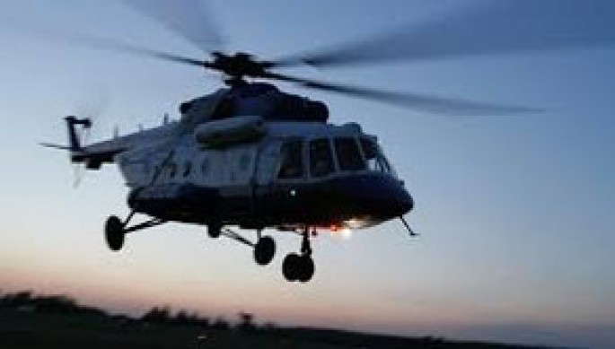 Ukraynada vertolyot qəzaya uğrayıb, ölənlər var - VİDEO