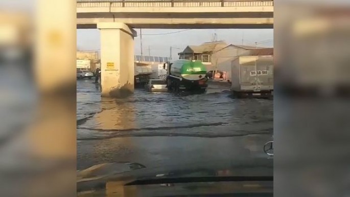 Bakıda bu yol “Venesiya”ya çevrildi  - FOTO