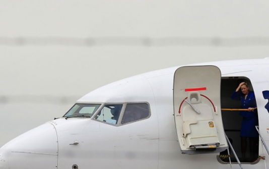 Təyyarə təcili eniş etdi