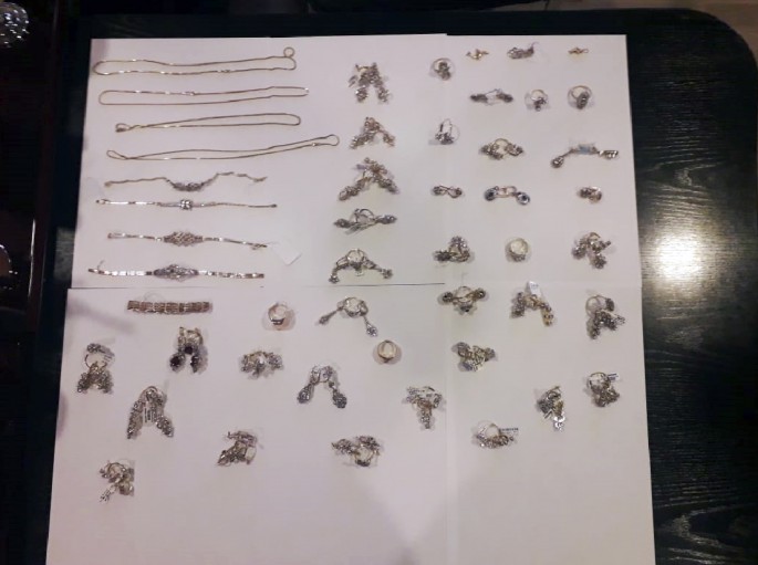 "VAZ”dan 500 qramdan çox qızıl məmulatları aşkarlanıb - FOTO