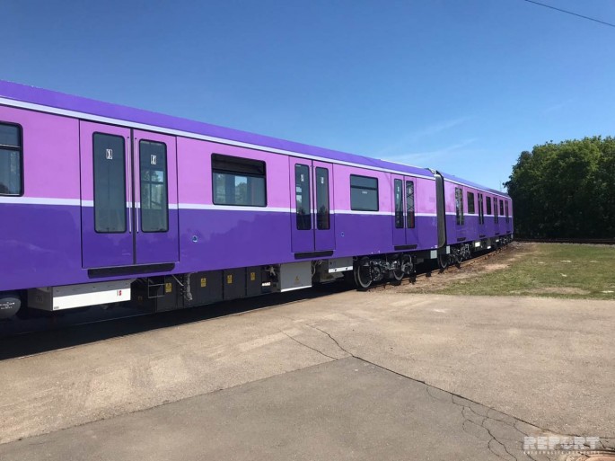 “Bakı Metropoliteni”nin Rusiyadan aldığı vaqonlardan 10-u bu gün yola düşüb - FOTO